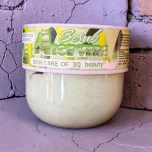 اسکراب بدن آلوئه‌ورا 3Q Beauty – لایه‌بردار و نرم‌کننده پوست (350ml)