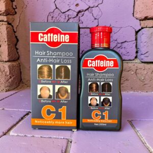 شامپو کافئین – تقویت مو و جلوگیری از ریزش (200ml)