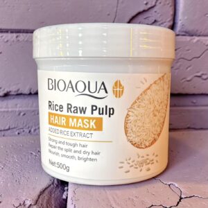 ماسک مو BIOAQUA – حاوی عصاره برنج برای ترمیم و تقویت مو (500g)