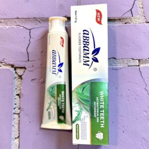 خمیردندان Abbamm – سفیدکننده و ضد باکتری دندان (131g)