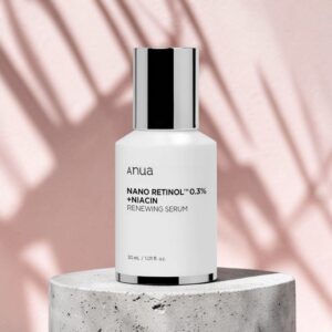 سرم صورت Anua Retinol 0.3% + Niacin – آبرسان و بازسازیکننده پوست (30ml)