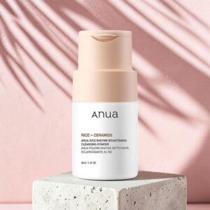 پودر پاککننده Anua Rice Enzyme – برای شادابی و روشنایی پوست (40g)