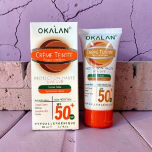 کرم رنگی ОKALAN – پوست حساس، ضد آفتاب(50ml)